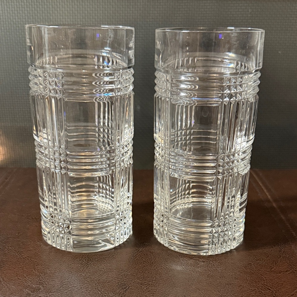 Ralph Lauren Crystal Highball Glasses - Set of 2